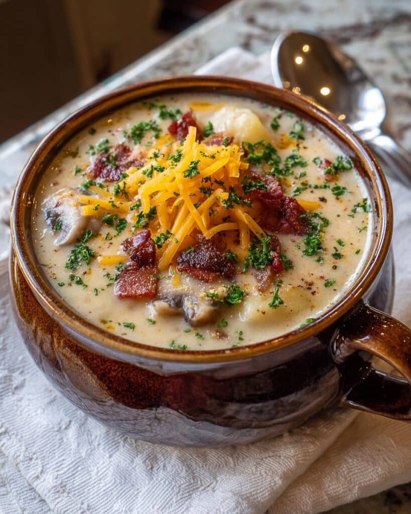 Loaded Baked Potato Soup for Chilly Evenings With the Kids Recipe