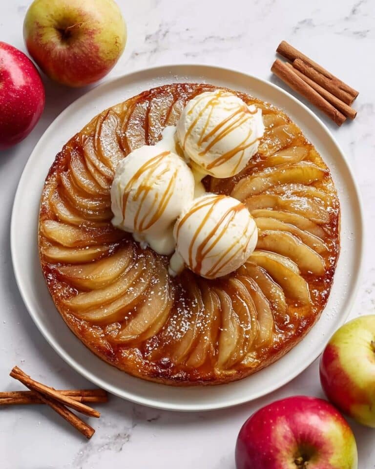 Easy Apple Upside Down Cake Recipe