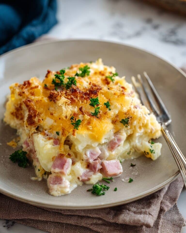 Crockpot Ham and Potato Casserole: Comfort Food Made Easy Recipe