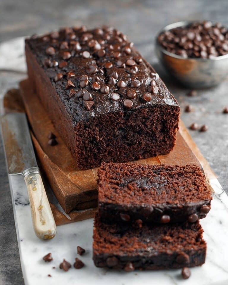 Decadent Chocolate Banana Bread with Chocolate Chips Recipe