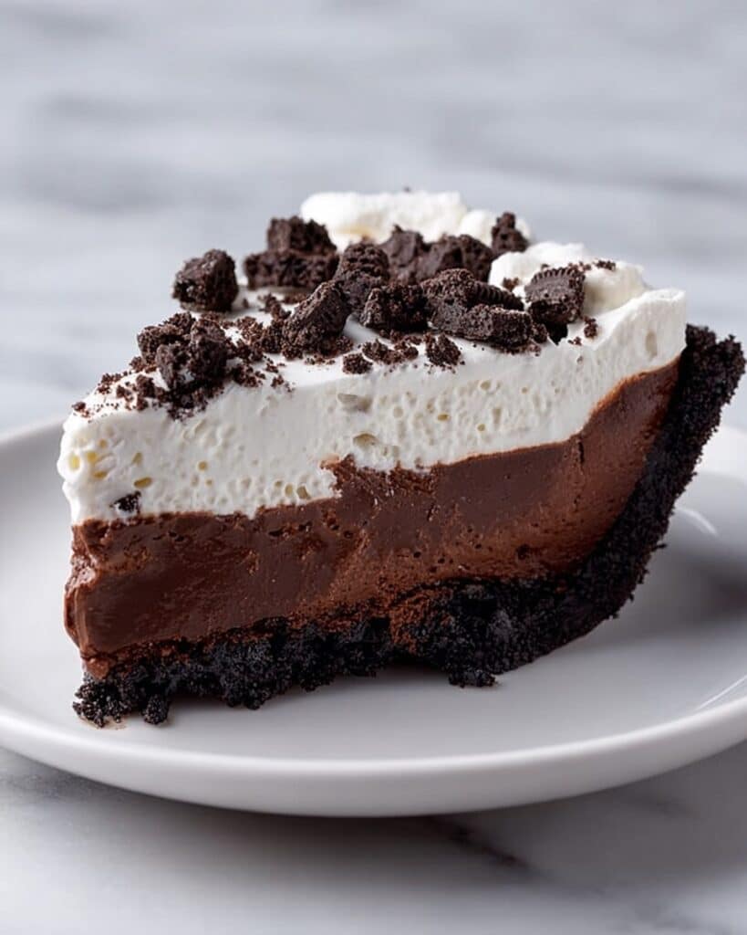 Mint Chocolate Bars with Mascarpone Whipped Cream Recipe