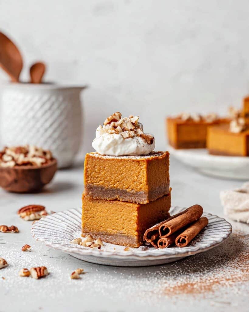 Pumpkin Bars with Gingersnap Crust Recipe