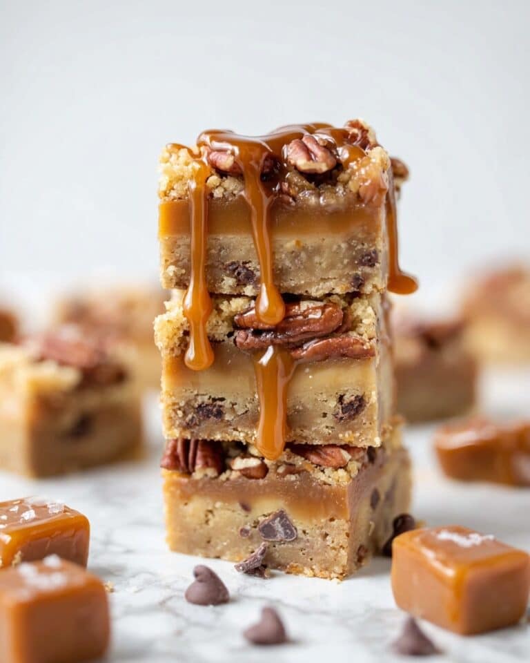 Turtle Cookie Bars Recipe