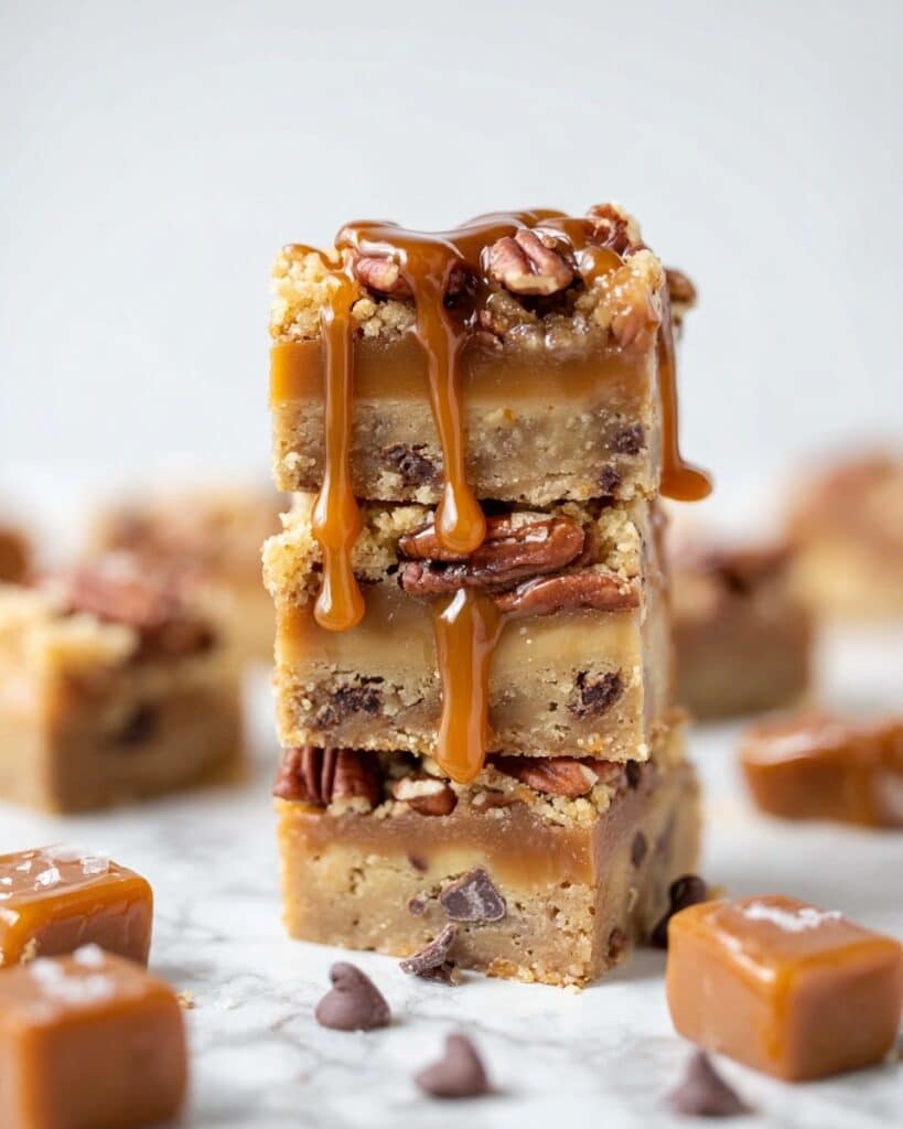 Turtle Cookie Bars Recipe
