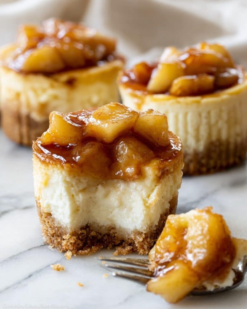 Mini Caramel Apple Cheesecakes Recipe