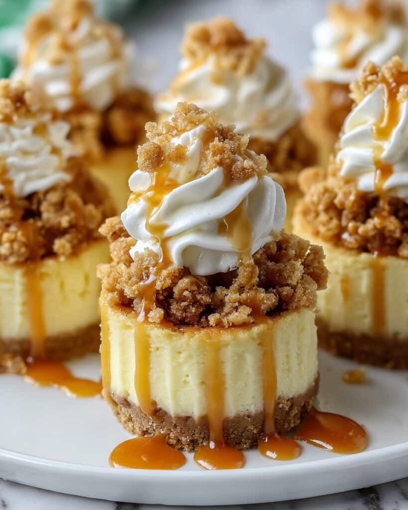 Apple Crisp Mini Cheesecakes Recipe