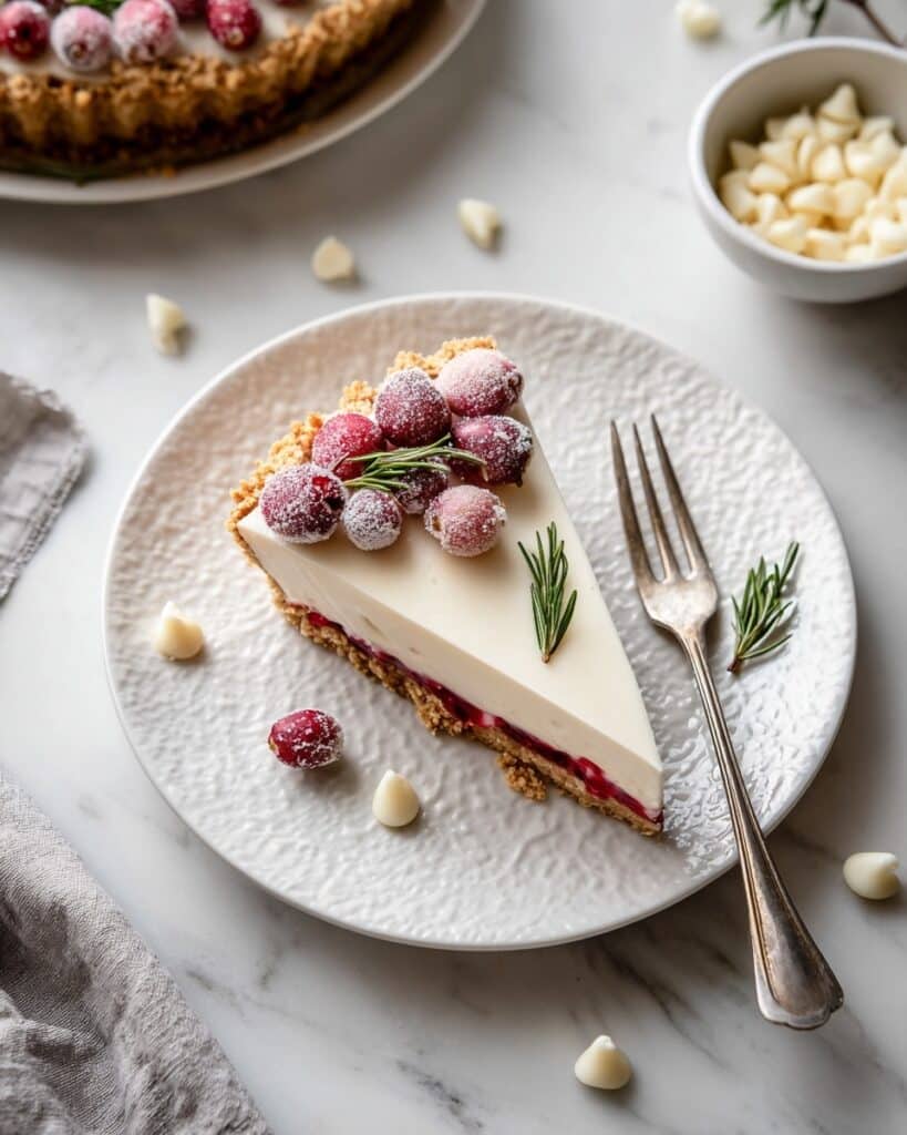 White Chocolate Cranberry Tart Recipe