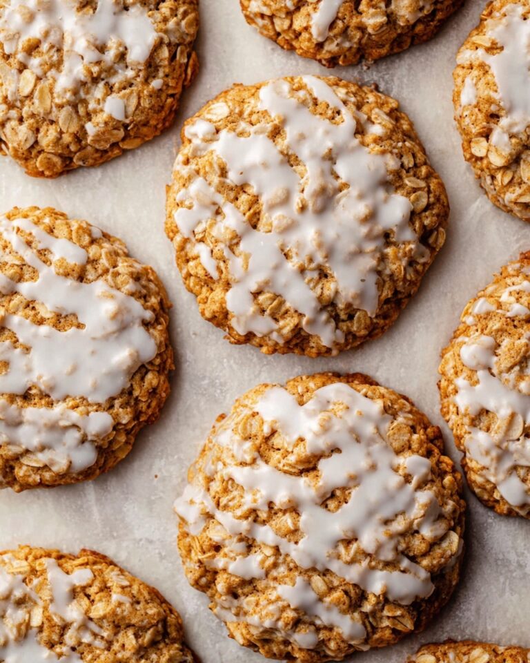 Iced Oatmeal Cookies Recipe