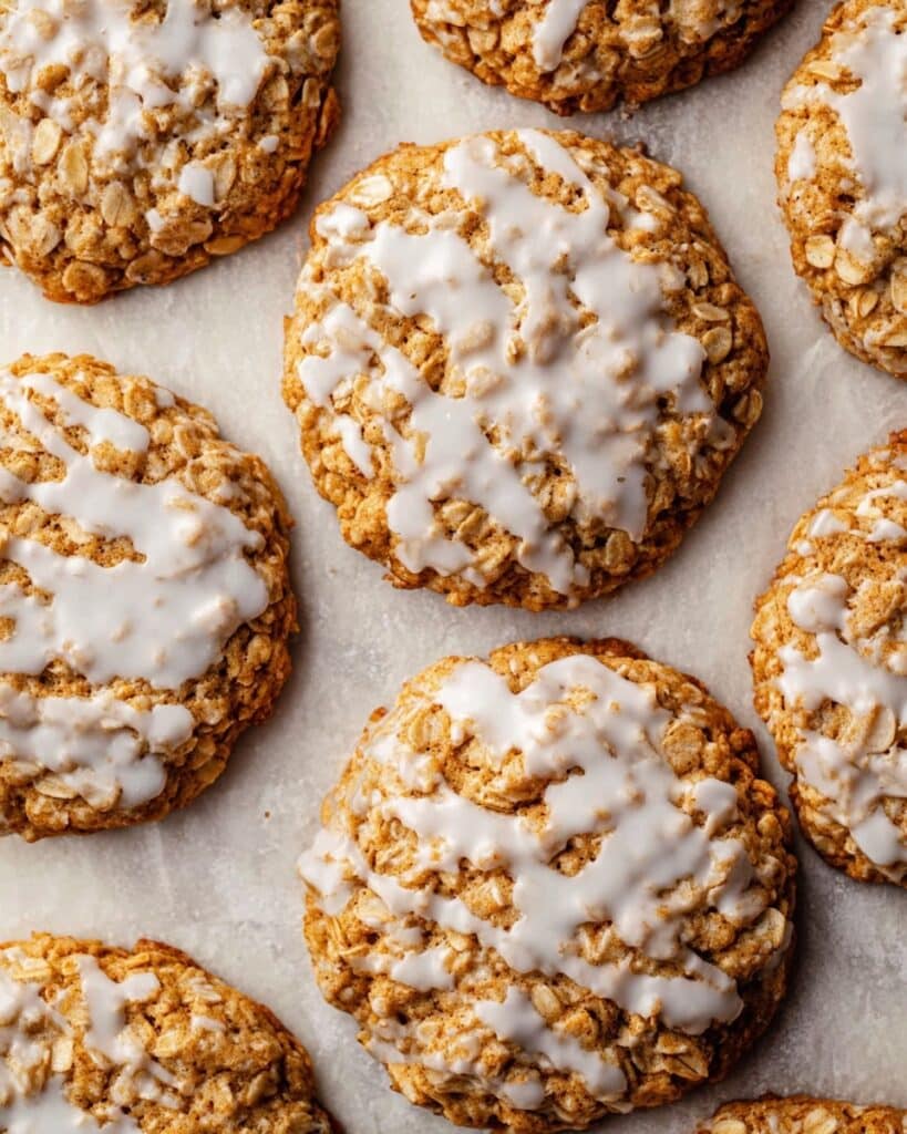 Iced Oatmeal Cookies Recipe