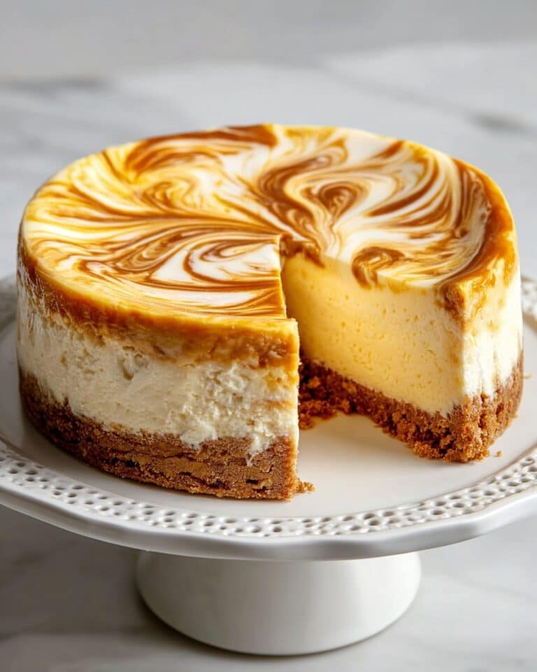 Cheesecake with Pumpkin Swirl Recipe