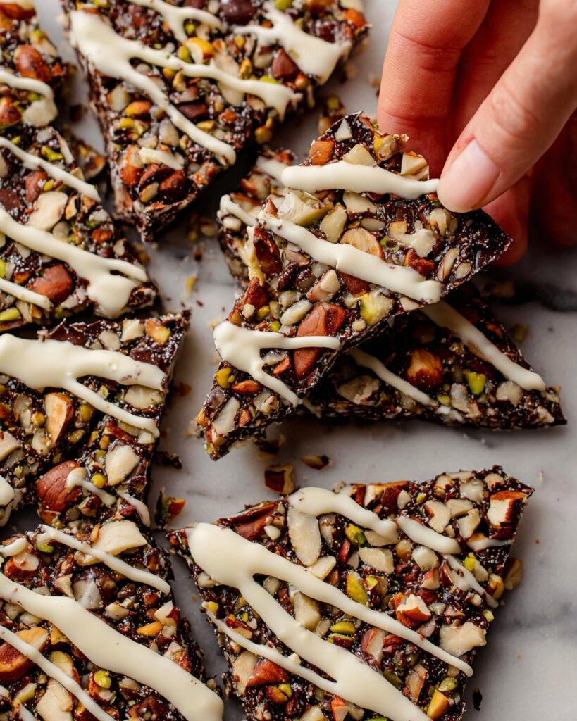 Coffee Bean and Nut Chocolate Bark Recipe