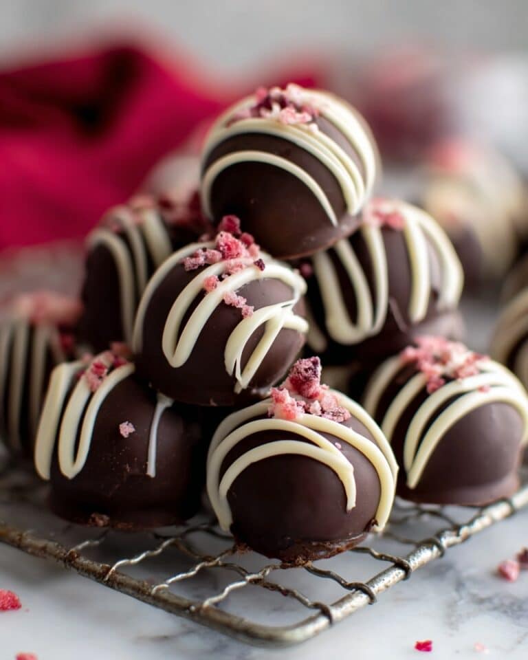 Peppermint White Chocolate Ganache Truffles Recipe