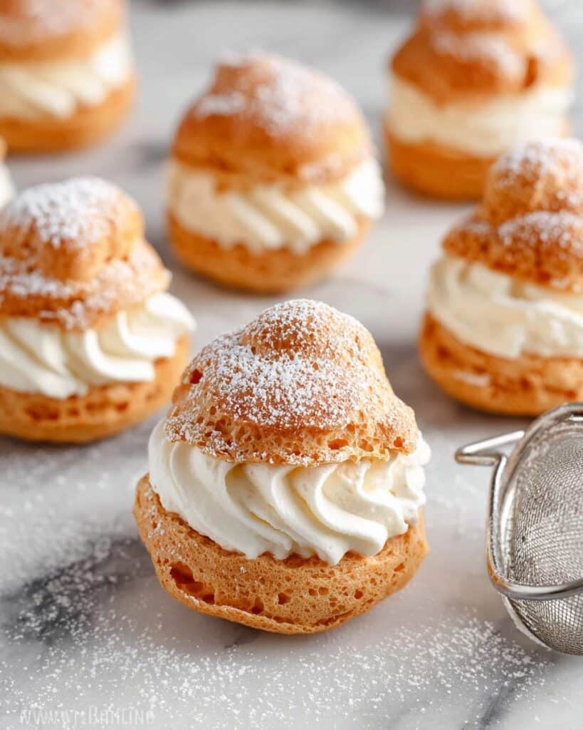 Pumpkin Pie Cream Puffs Recipe