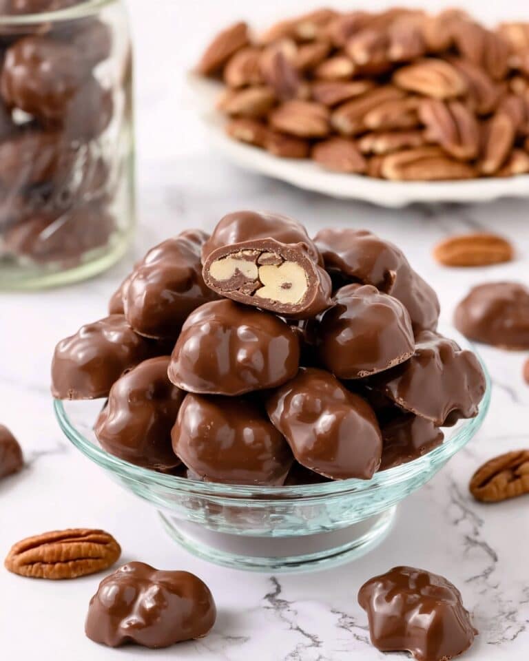 Easy Homemade Chocolate Covered Pecans Recipe
