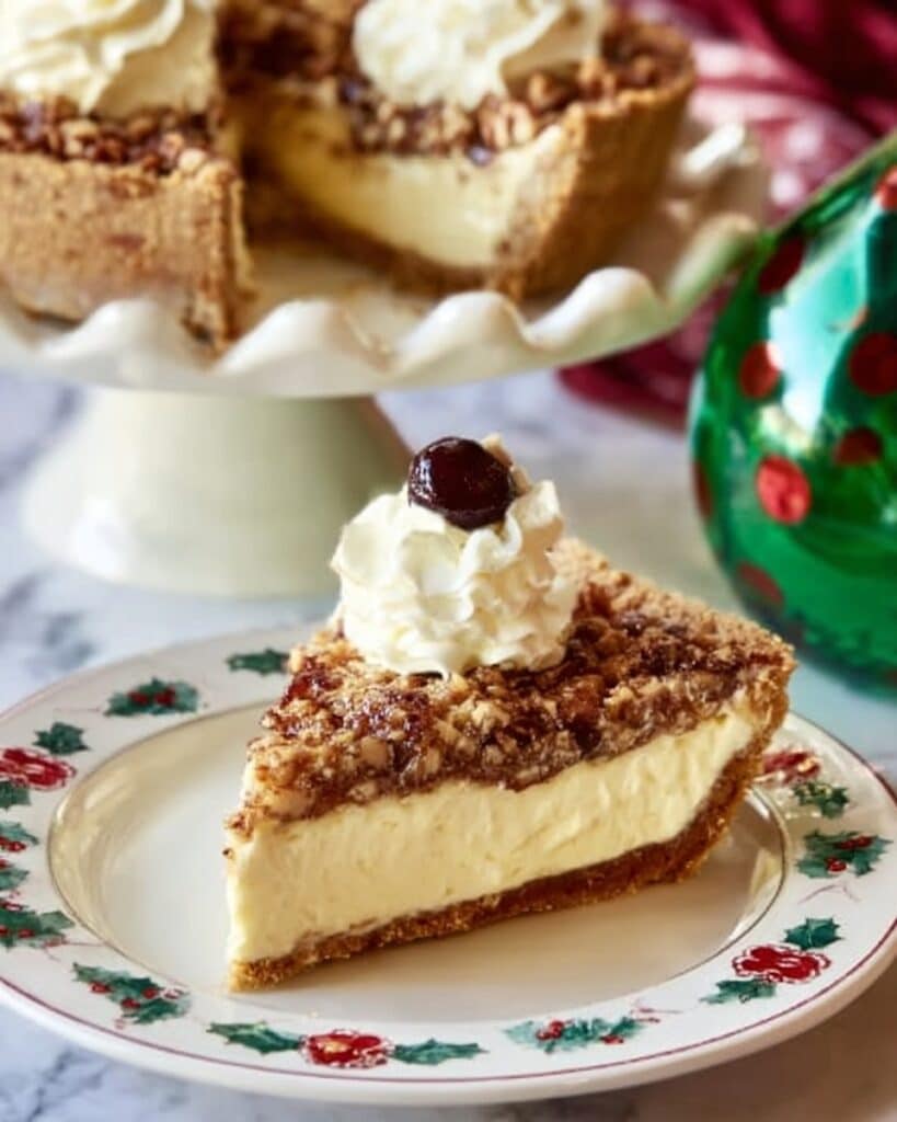 Easy Southern Pecan Praline Cheesecake Recipe