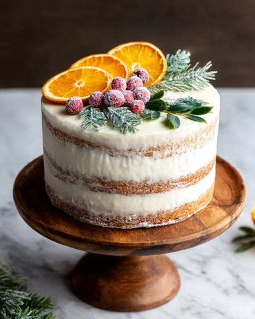 Tangerine Layer Cake With Tangerine Curd And Cream Cheese Frosting Recipe