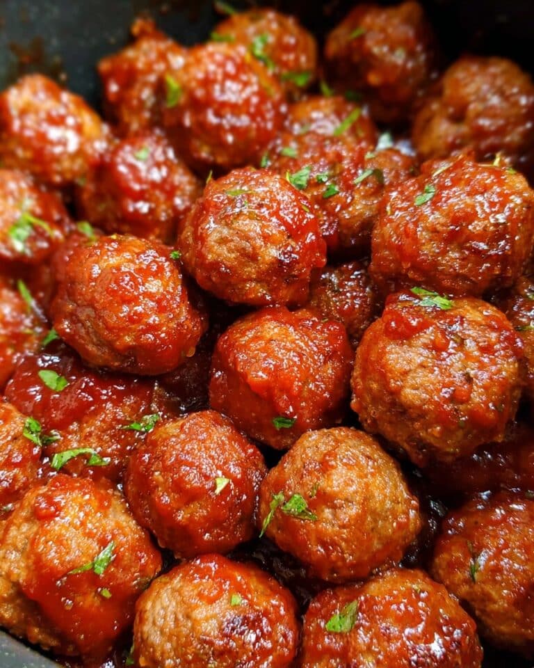 Honey Buffalo Crockpot Meatballs Recipe