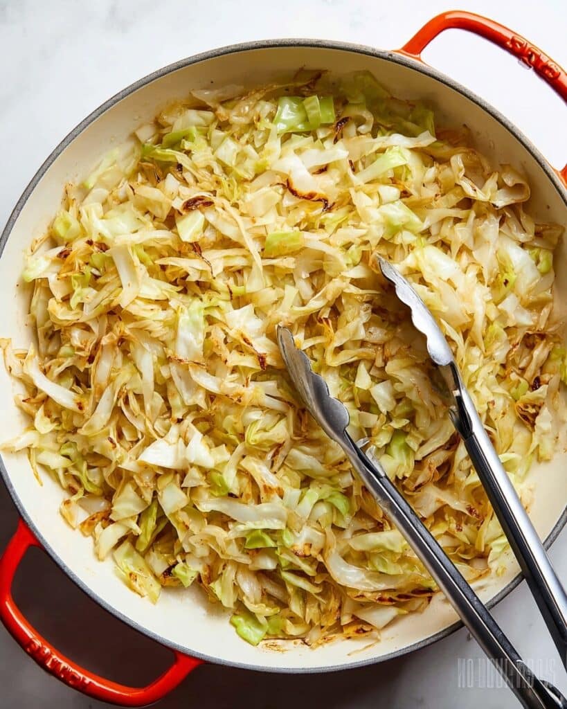 Sauteed Cabbage with Garlic and Balsamic Recipe