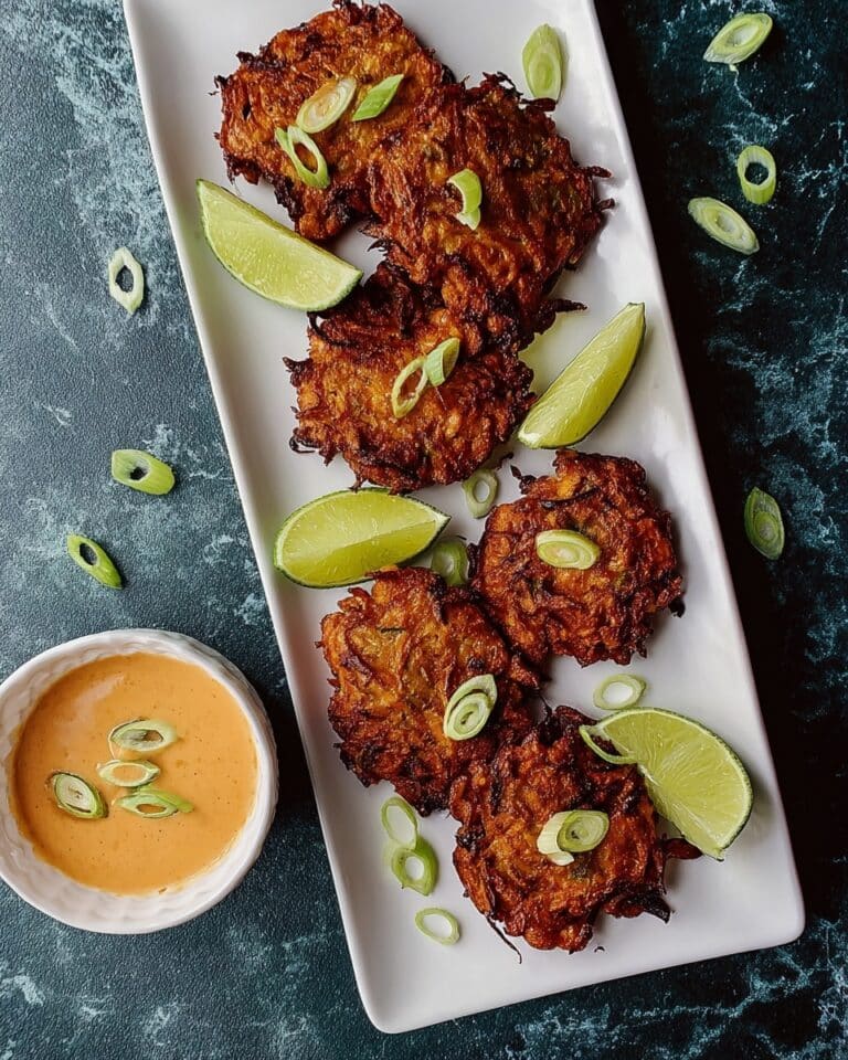 Sweet Potato Latkes with Gochujang Mayo Recipe