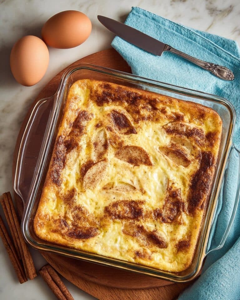 Amazing Apple Cinnamon Cottage Cheese Bake Recipe