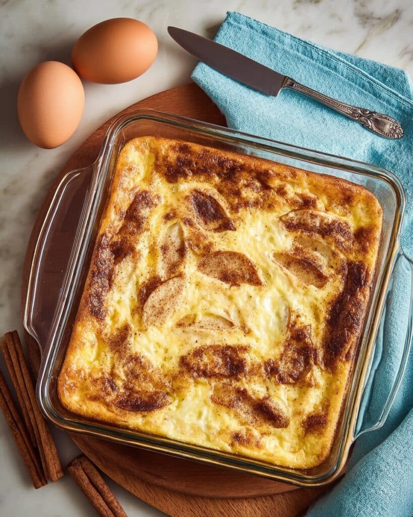 Amazing Apple Cinnamon Cottage Cheese Bake Recipe