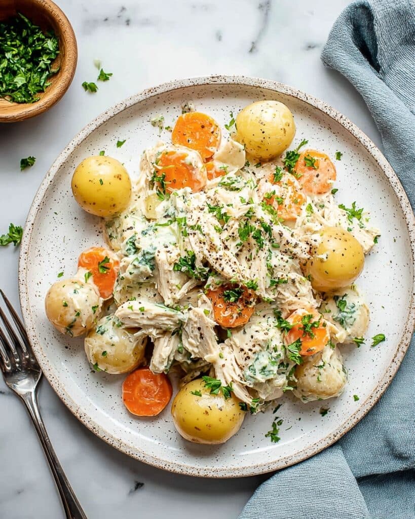 Ranch Chicken and Veggies with Cottage Cheese Recipe