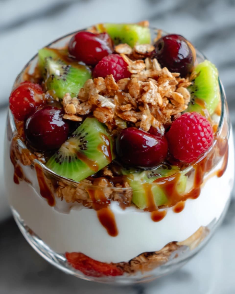 The image shows several round cookies arranged closely on a white plate with a white marbled surface underneath. Each cookie has a crumbly, golden-brown base layer with a crunchy texture. On top of this base, there is a smooth, glossy layer of red jelly that fills the center of the cookie. Over the jelly, there are scattered crumb toppings that add texture and color contrast. The finishing touch is a drizzle of thick pink icing, applied in diagonal lines evenly spaced across the top of each cookie. The overall look is colorful and inviting with a mix of rough and smooth textures. photo taken with an iphone --ar 4:5 --v 7