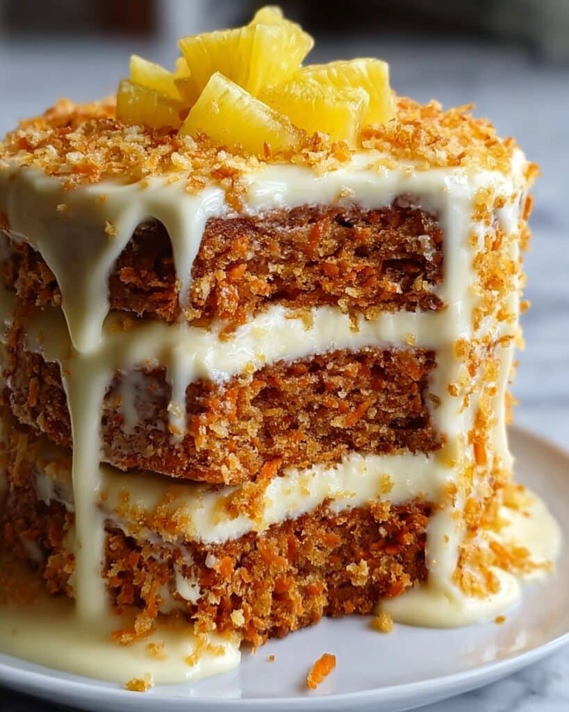 Hawaiian Carrot Pineapple Cake Recipe