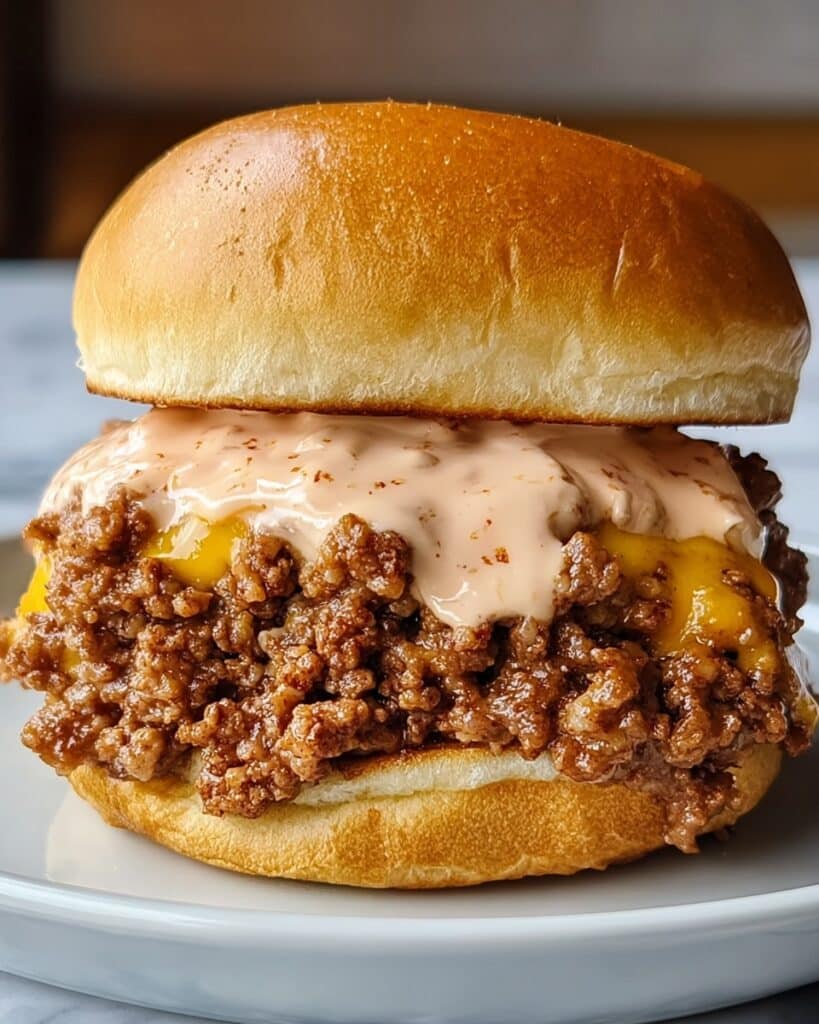 Easy Big Mac Sloppy Joes Recipe with Special Sauce Recipe