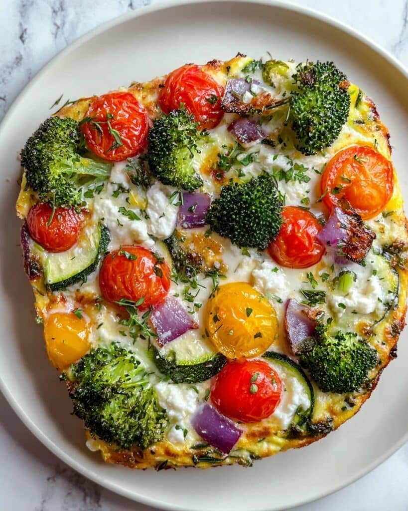 High-Protein Veggie Bake with Cottage Cheese Recipe