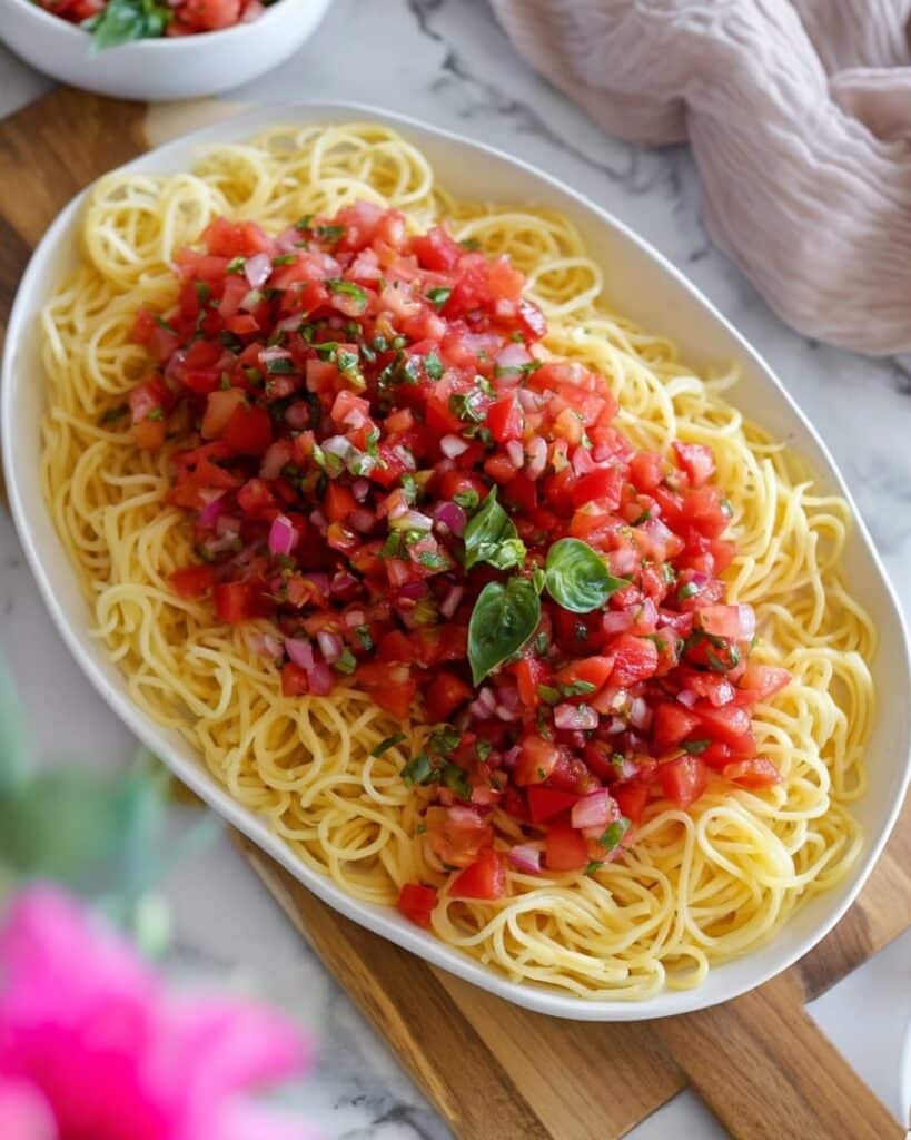 Bruschetta Pasta Salad Recipe