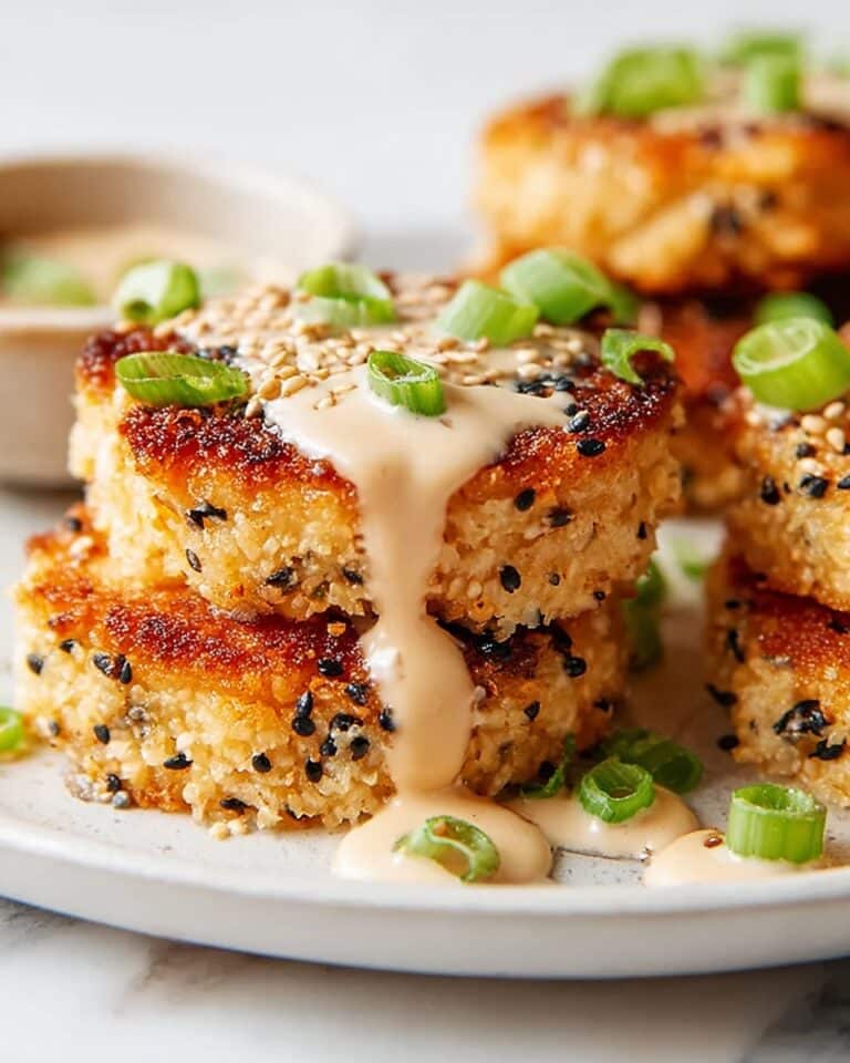 Bold Asian-Style Tuna Cakes with Spicy Mayo Recipe