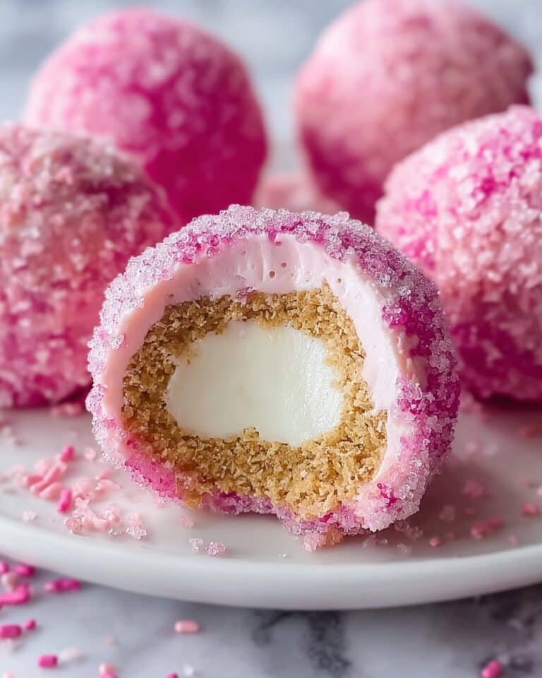 Crispy Cotton Candy Cheesecake Bombs Recipe