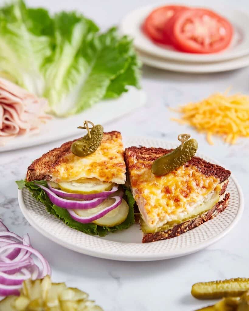 Low Carb Pickle Cheese Bread Sandwich Recipe