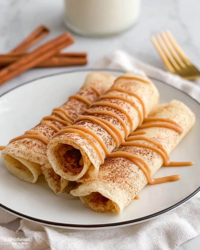 Cinnamon Roll Protein Crepes Recipe