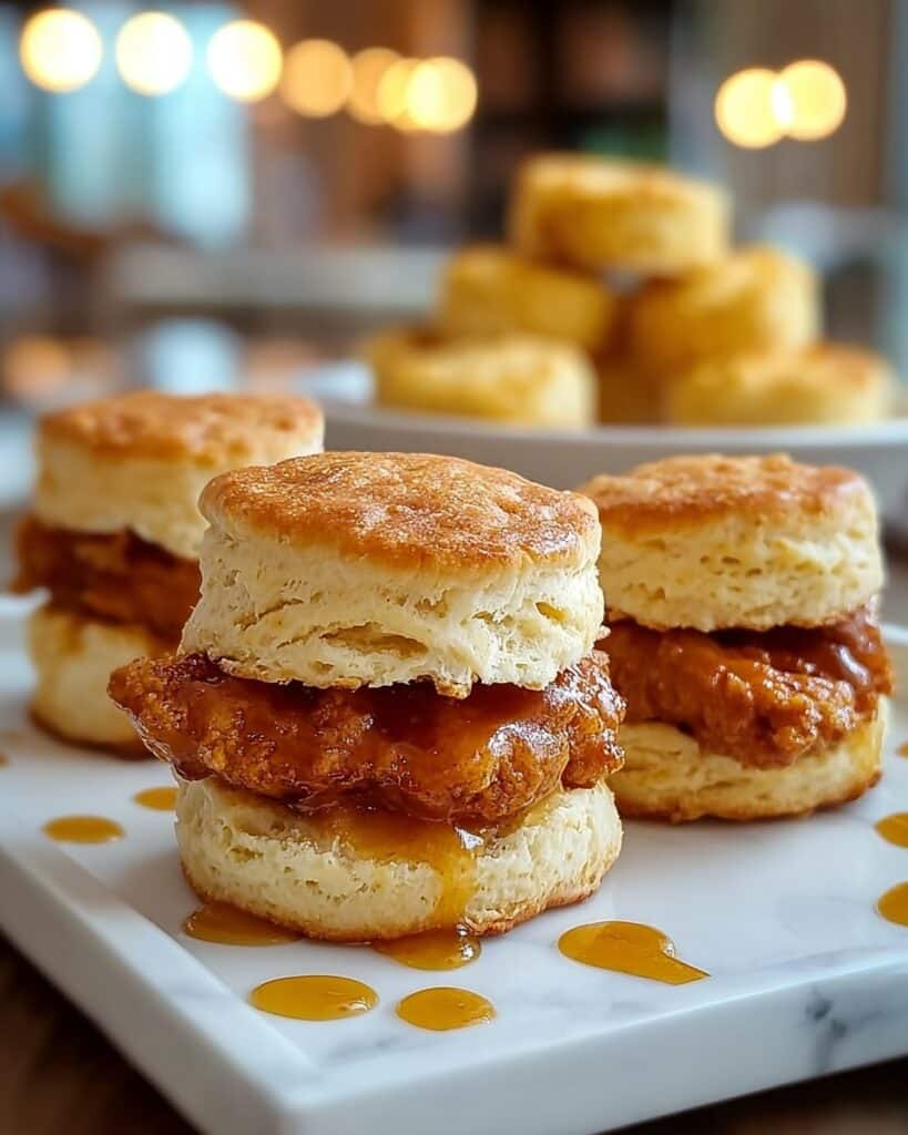 Hot Honey Chicken Biscuits Recipe