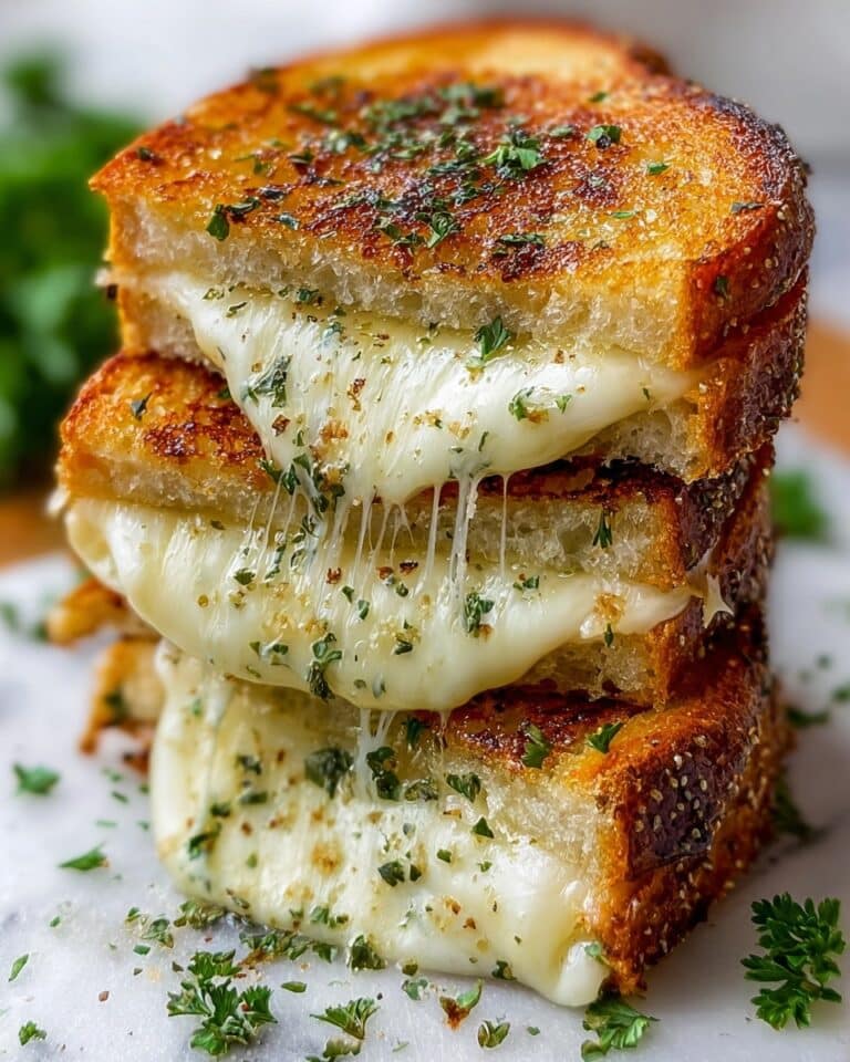 Garlic Bread Grilled Cheese Recipe