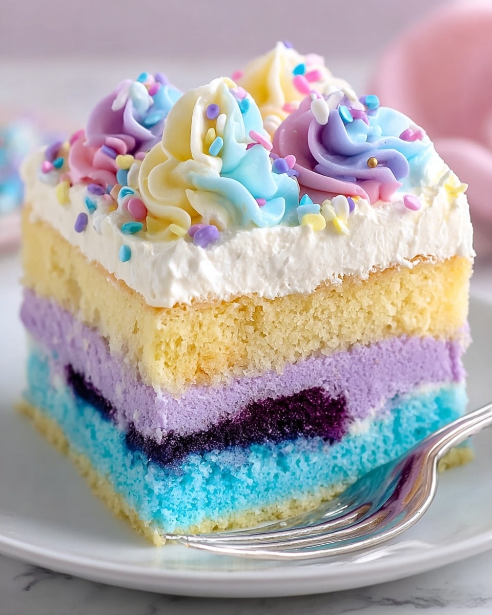Unicorn Poke Cake Recipe