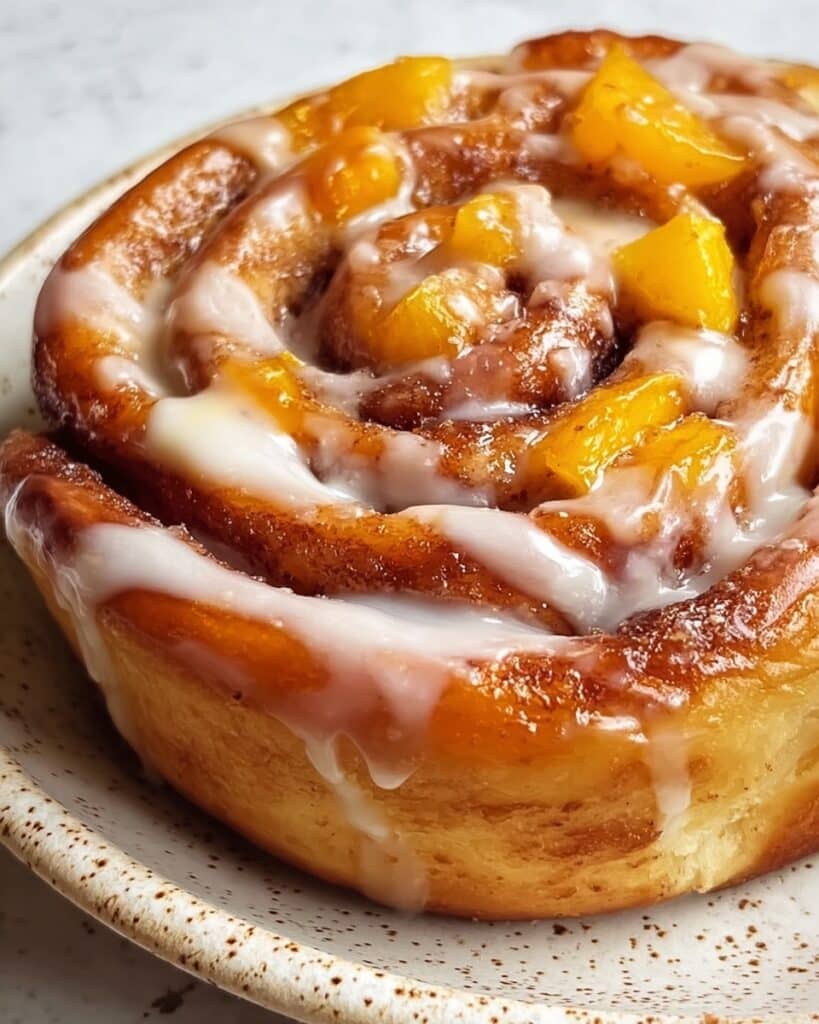 Peach Pie Cinnamon Rolls Recipe