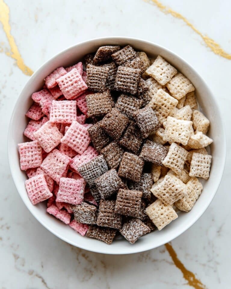 Neapolitan Puppy Chow Recipe