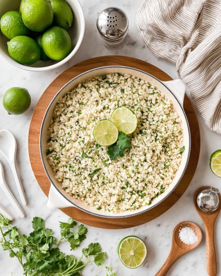 Cilantro Lime Cauliflower Rice Recipe