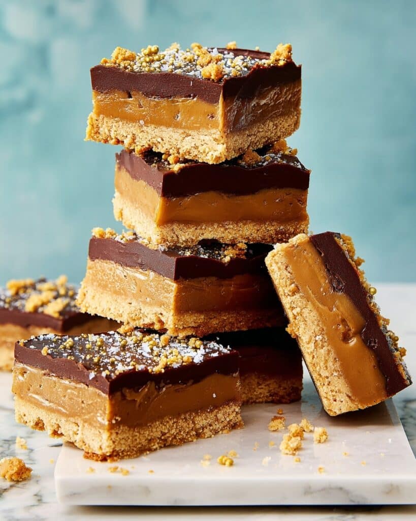 Gingerbread Millionaire Shortbread Bars Recipe