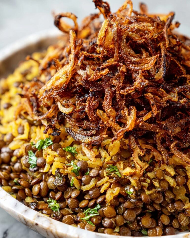 Mujadara Lentils and Rice Recipe