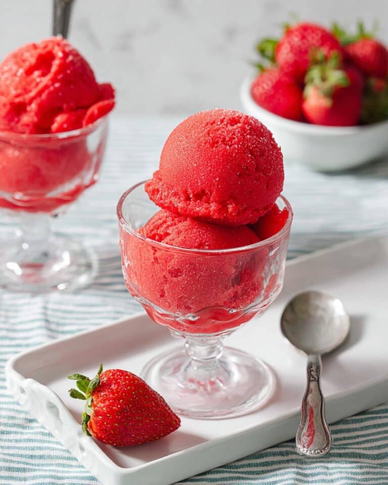 Strawberry Sorbet Recipe