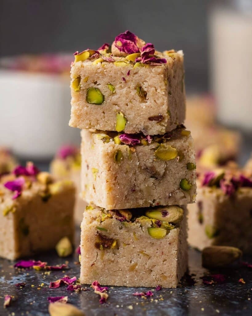 Middle Eastern Tahini Halva with Pistachios Recipe