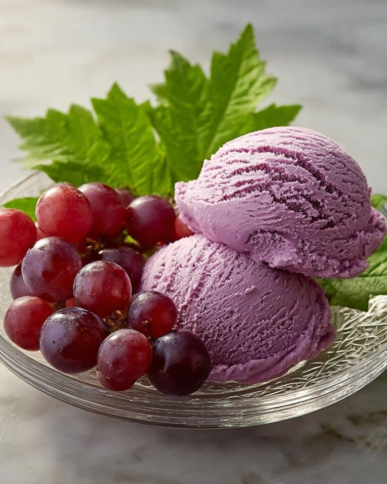 Refreshing Grape Juice Ice Cream Recipe