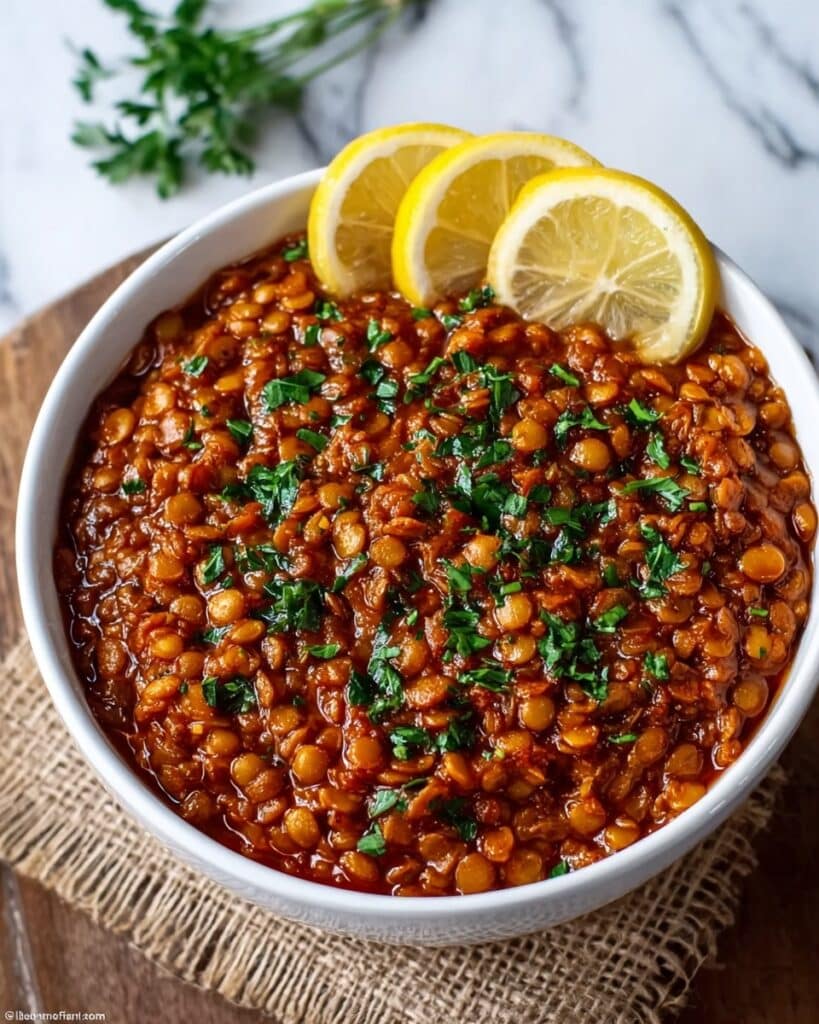 Ethiopian Berbere Lentil Stew Recipe