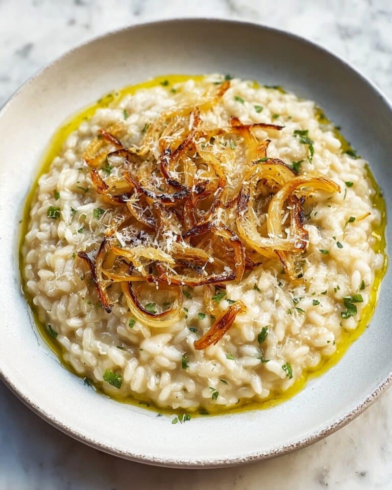 Charred Leek & Bone Broth Risotto Recipe