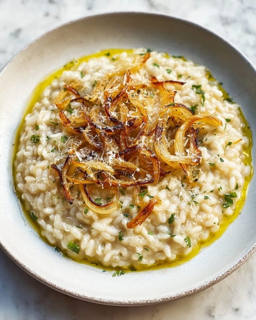 Charred Leek & Bone Broth Risotto Recipe