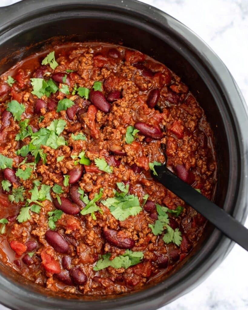 Slow Cooker Chili Con Carne Recipe